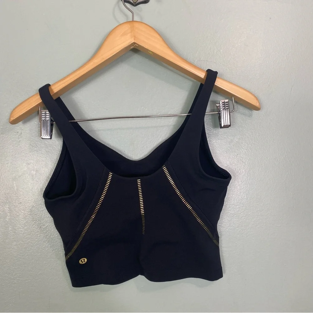 Lululemon Align Tank Black Gold Size 6‎